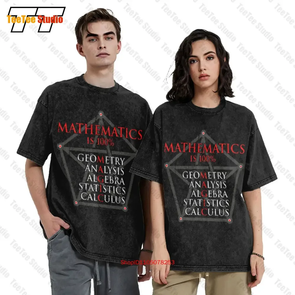 Mathematic Magic Vintage Oversized T-Shirt 497N