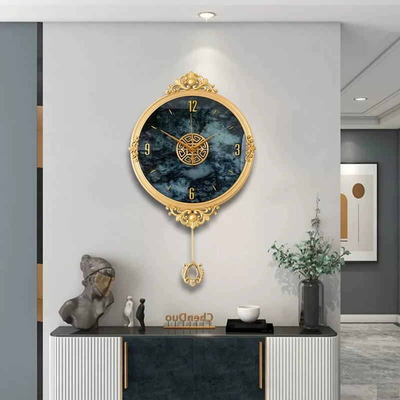 Premium Purple Gold Wall Clock Fashion Unique Nordic Design Modern Digital Clock Living Room Orologio Da Parete Home Decor Items
