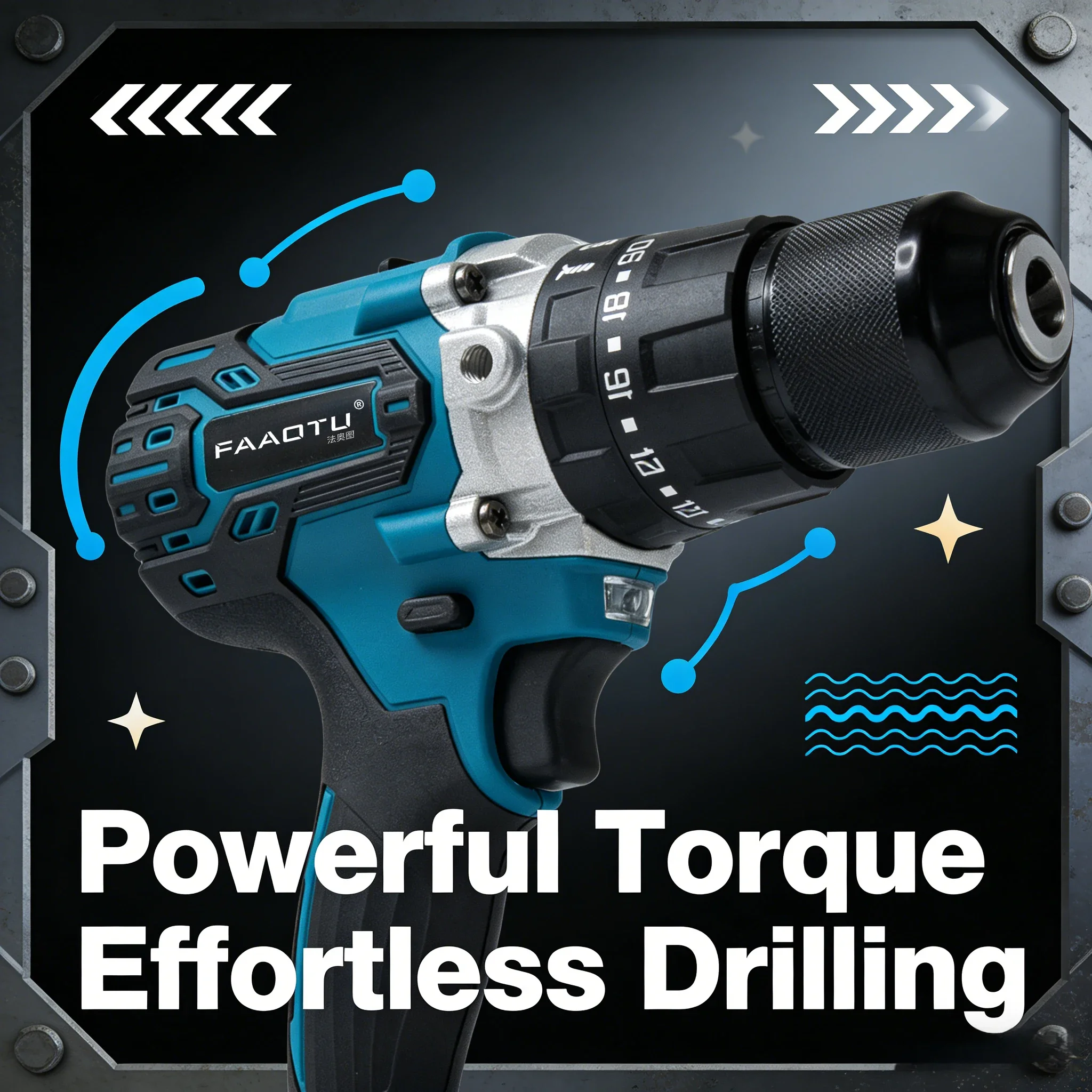 faaotu-487-13mm-18v-リチウム電動充電式ハンドドリル-充電器とバッテリーなしのmtバッテリーと互換性あり-バッテリーなし