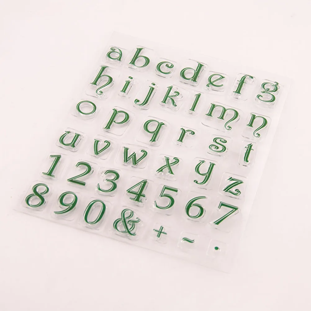 

2pcs Clear Transparent Tpr Seal Stamps Self-Clinging Repositionable Scrapbooking Stamps For Diy Crafts Journals Cards