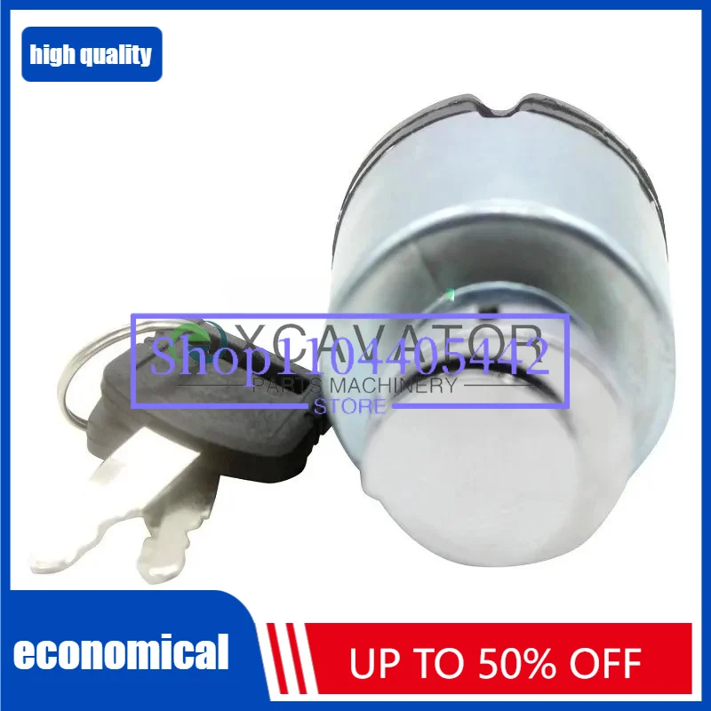 4250350 4448303 Ignition Switch with 2 Keys 4477373 for ZX330 ZX200-1 ZAX200 ZX210 EX200-2 EX200-3 EX200-5 Excavator