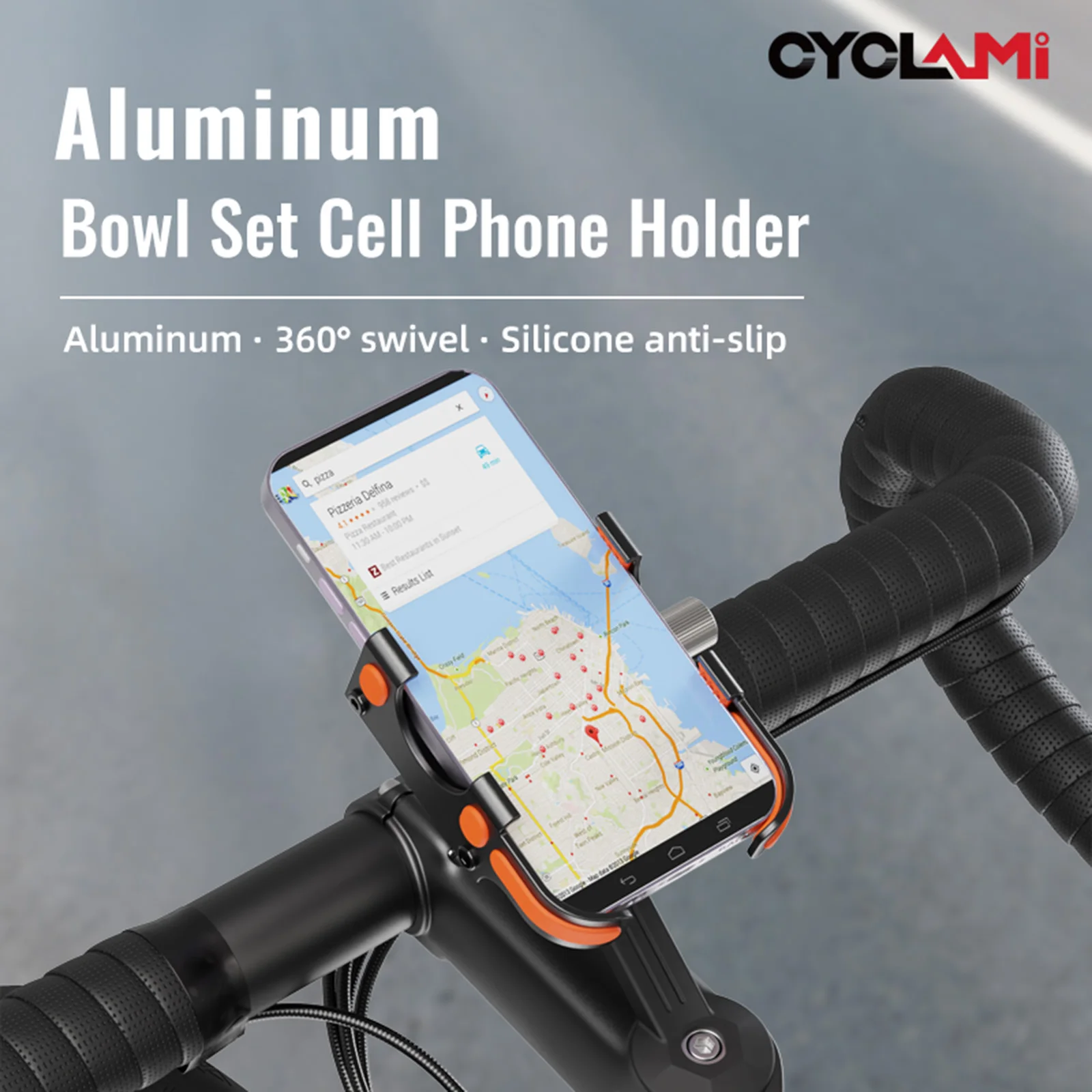 Cyclami Bike Phone Holder Mount Handlebar Phone Mount for Bi