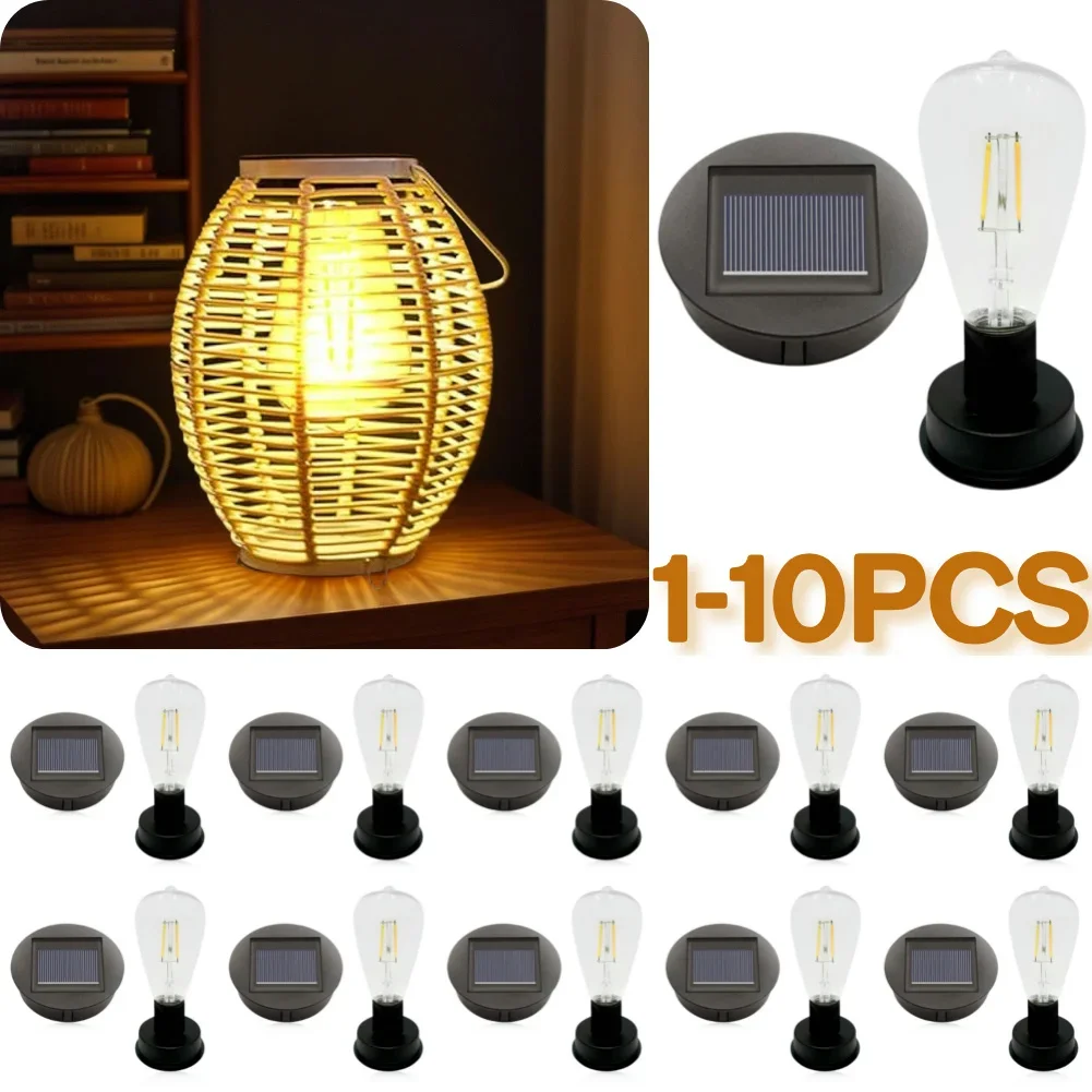 

7cm Solar Lamp Base IP44 Waterproof Solar Lights Replacement Anto On & Off LED Night Light Base for Outdoor Camping Picnic