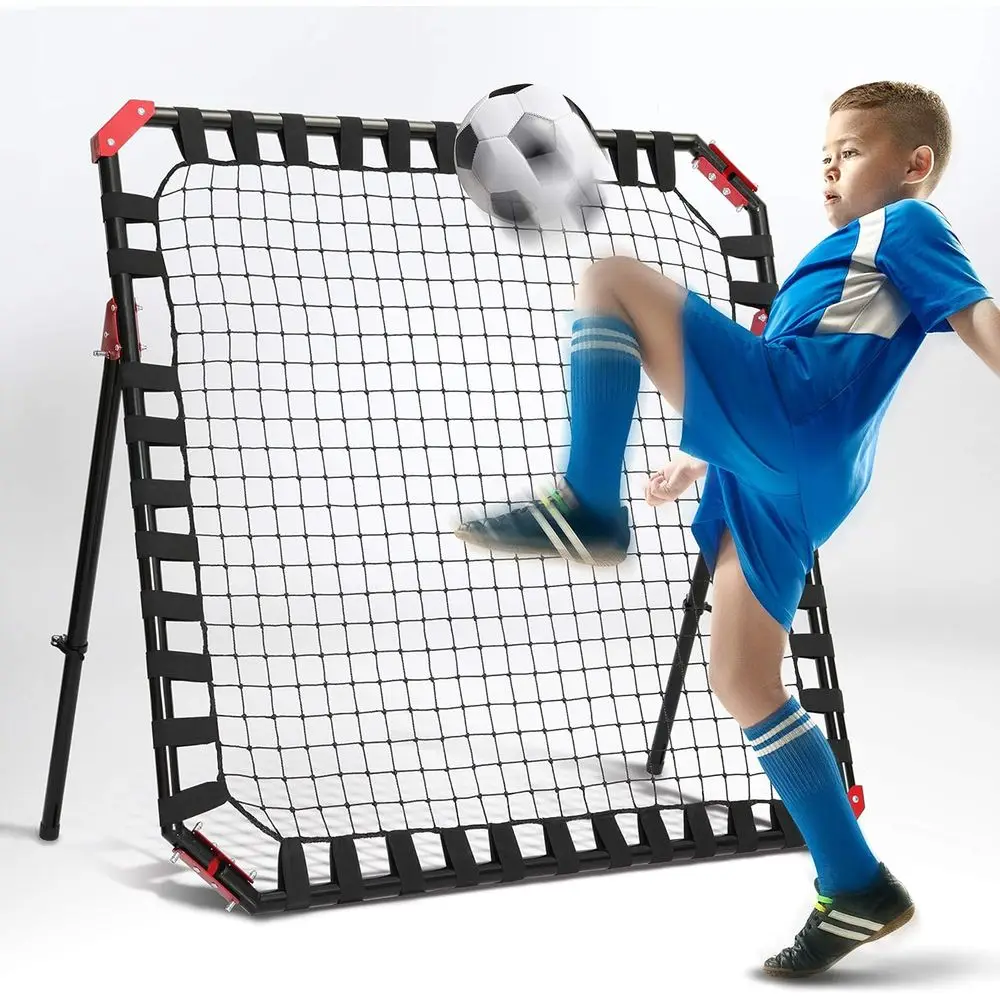 

Portable Soccer Rebounder for Skill Training: Ideal for Kids and Teens, Solo Practice and Team Drills