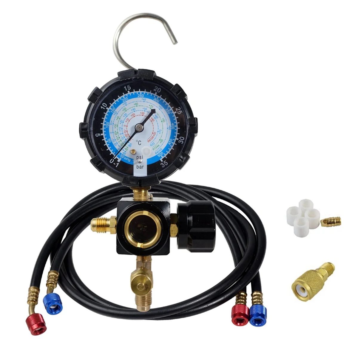 Air Conditioner Refrigerant Low Pressure Gauge for R410A 134A R22 R404A A/C Diagnostic Refrigerant Charging Tool