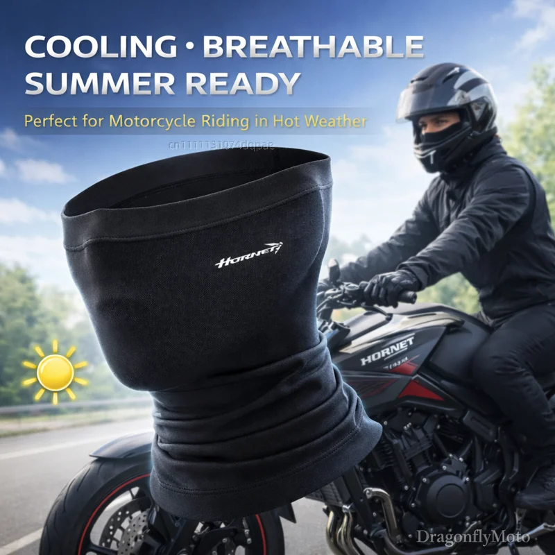 For Honda cb750 hornet 2025 2026 Hornet750 Custom Logo Motorcycle Mask Summer Breathable Neck Scarf UV Protection