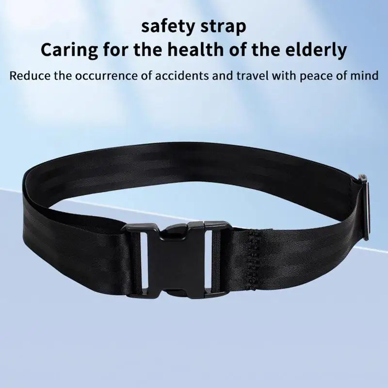 .Hot Sale-Wheelchair Seat Belt Adjustable Quick Release Restraints Straps Chair Waist Lap Strap For Elderly Or Legs Patient Care