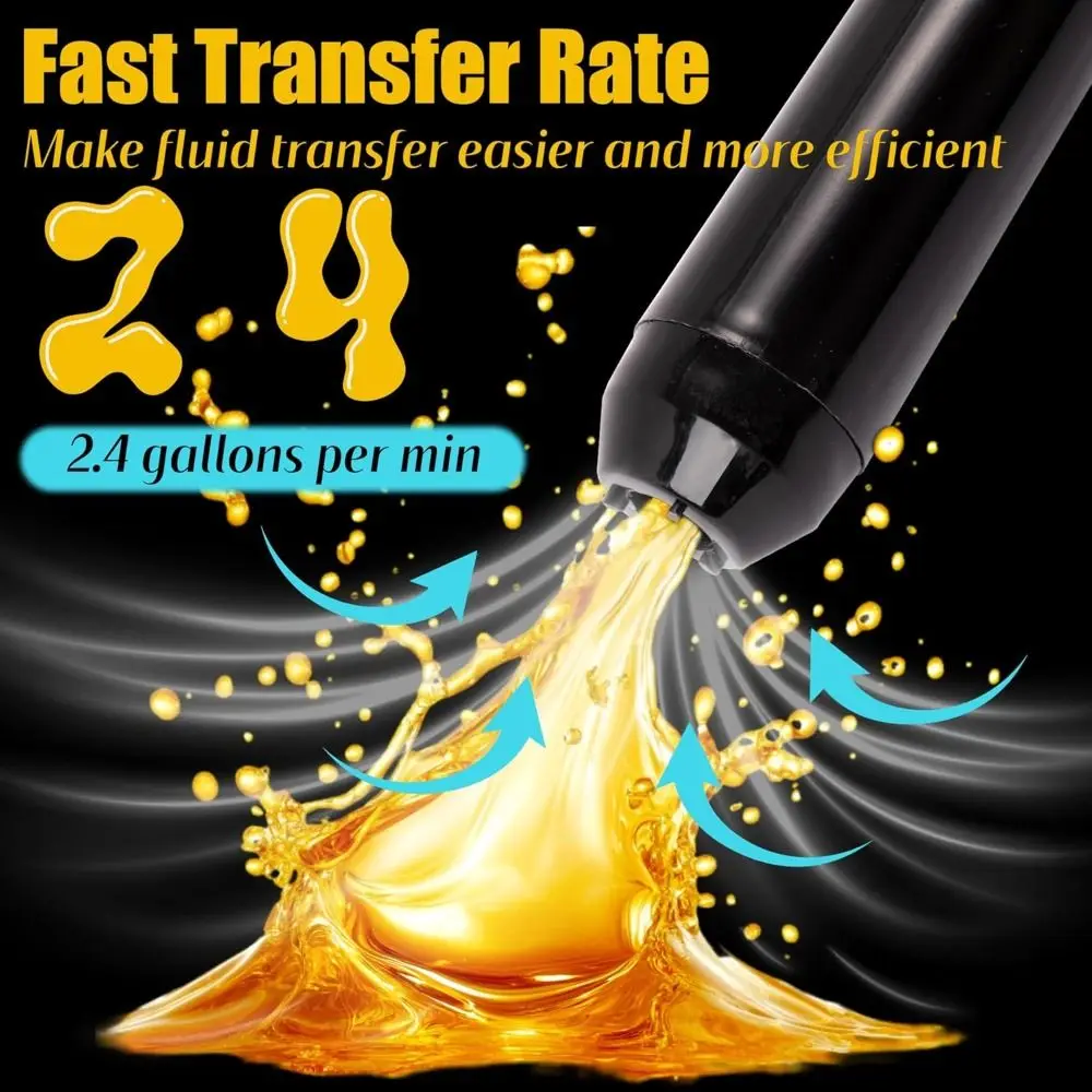 

Насос для перекачки топлива с батарейным питанием, коррозионностойкий электрический масляный насос для перекачки жидкости, многофункциональный жидкостный сифонный насос для использования в автомобиле