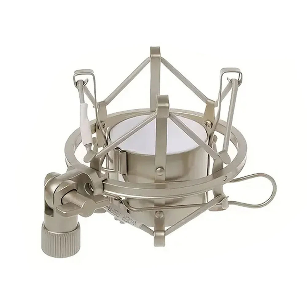 Picture 6: Universal Metal Microphone Shock Mount Mic Anti Vibration Holder Mount Fit For 44-45mm Diameter Condenser Mic
