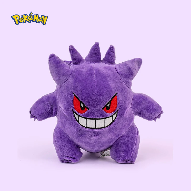 

Плюшевая игрушка Pokemon Gengar, кавайная мягкая кукла, милая декоративная подушка для украшения Хэллоуина, подарок на день рождения