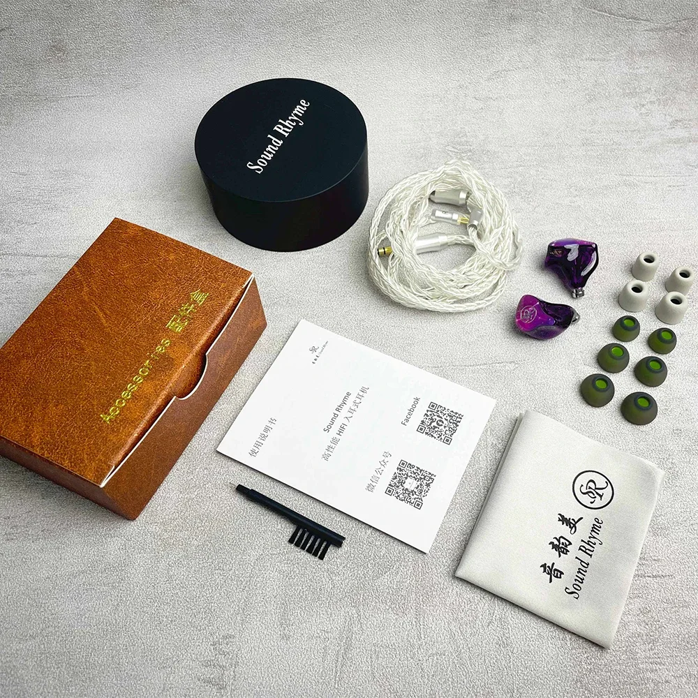 الصوت قافية SR4 داخل الأذن سماعة مخصصة Hifi الموسيقى الرياضة استوديو رصد اوديوفيلي الموسيقار لتقوم بها بنفسك HIFI سماعات