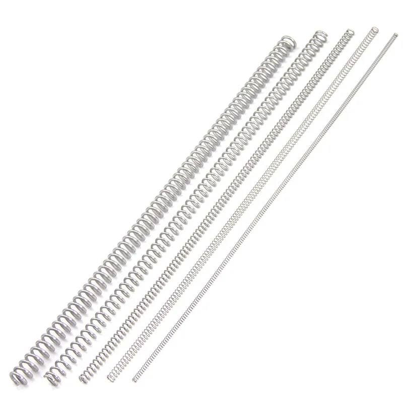 304 Stainless Steel Compression Spring Return Spring Steel Wire Diameter 0.3-1.2mm Outer diameter 3-16mm Length 305mm