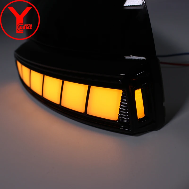 Tuning LED Mirror Cover Car Styling Side mirror Trim Wildtrak Double Cabin For Ford Ranger t6 t7 t8 2012-2020 Accessories YCSUNZ