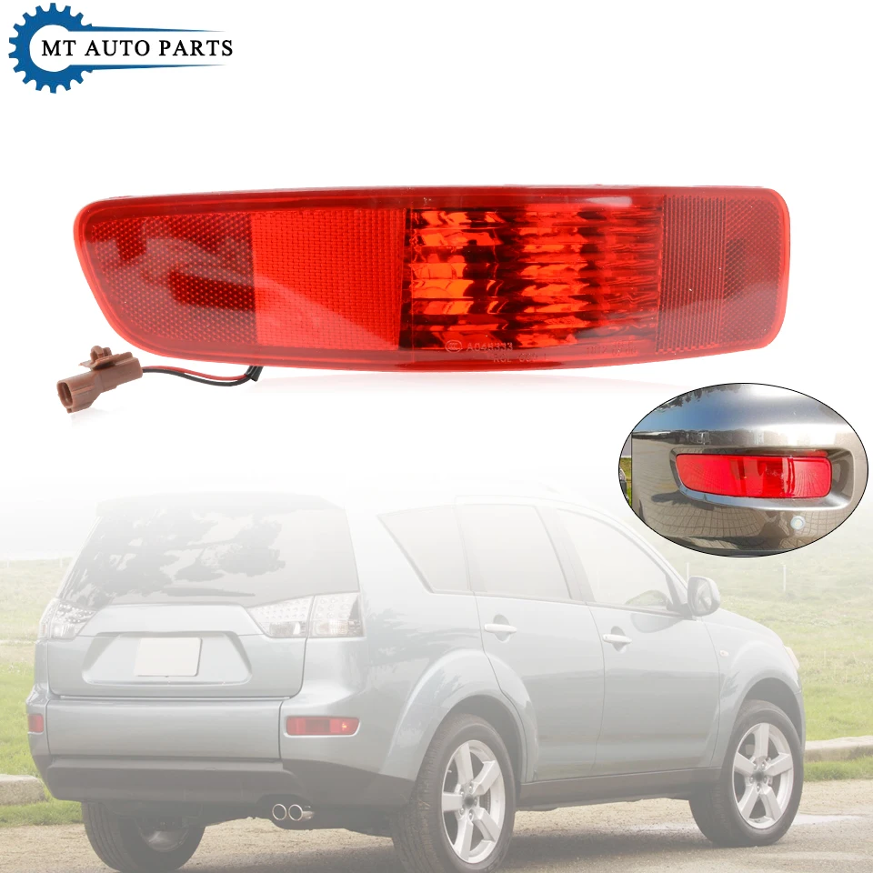 

MTAP For Mitsubishi For Outlander EX 2007 2008 2009 2010 2011 2012 Rear Bumper Fog Light Fog Lamp Reflector With Bulb 8337A015