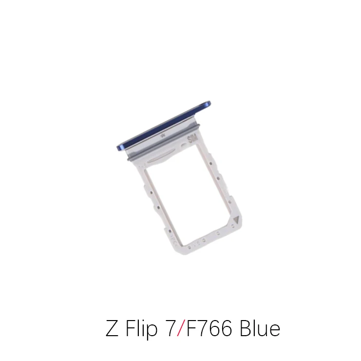 For Samsung Z Flip 6 ZFlip7 F766 7FE F761 Sim Card Tray Slot Holder Socket Repair Parts