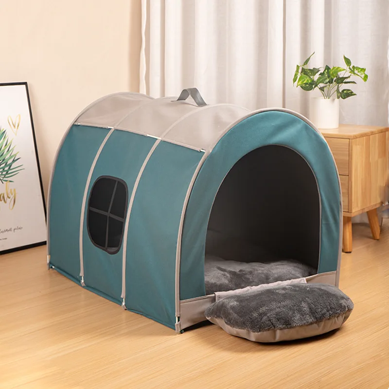 Cat Nest Removable Washable Dog House House Type Large Dog Golden Retriever Folding Winter Warmth Outdoor Tent Cat Nest Pet Nest