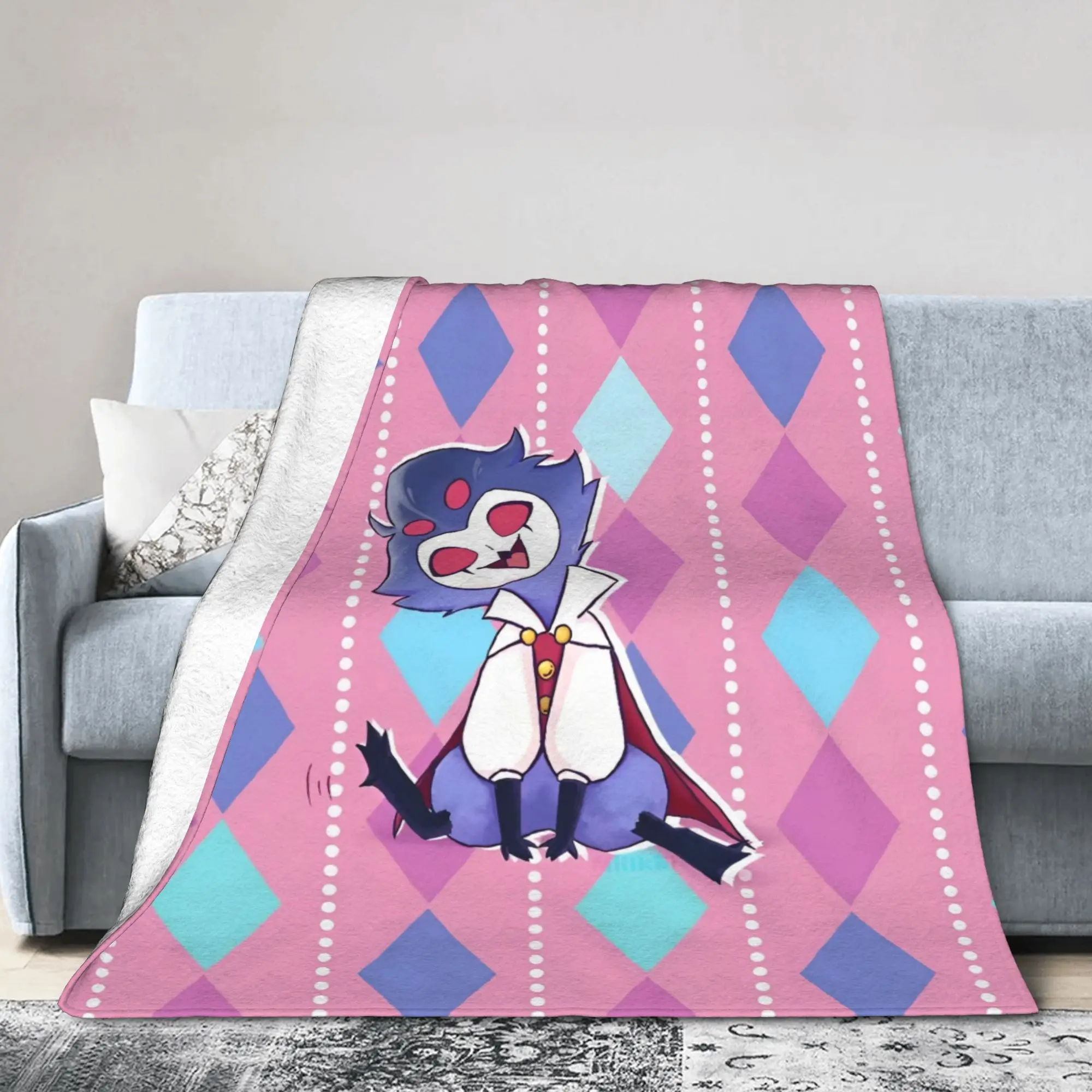Cartoon Helluva-Boss Blankets Fleece Winter  Multifunction Super Soft Throw Blanket for Bed Bedroom Bedspreads