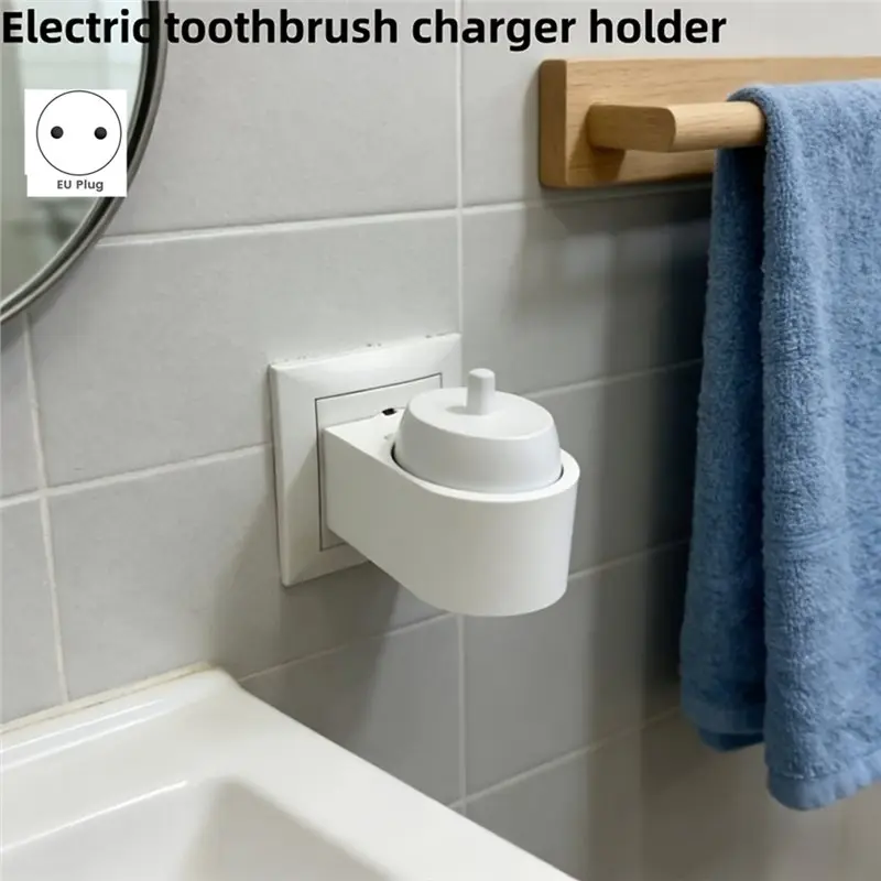 Y01A Prevent Wire Clutter 3D Print Storage Box For Electric Toothbrush Holder EU Plug For Most For Electric Toothbrush M