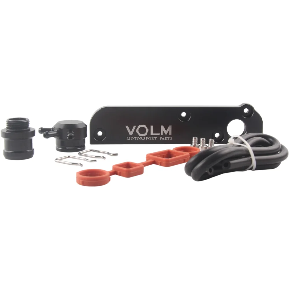 PCV Delete Solution Kit w/ Boost Cap for MK5 Golf GTi S3 Leon Cupra  With VOLM Logo