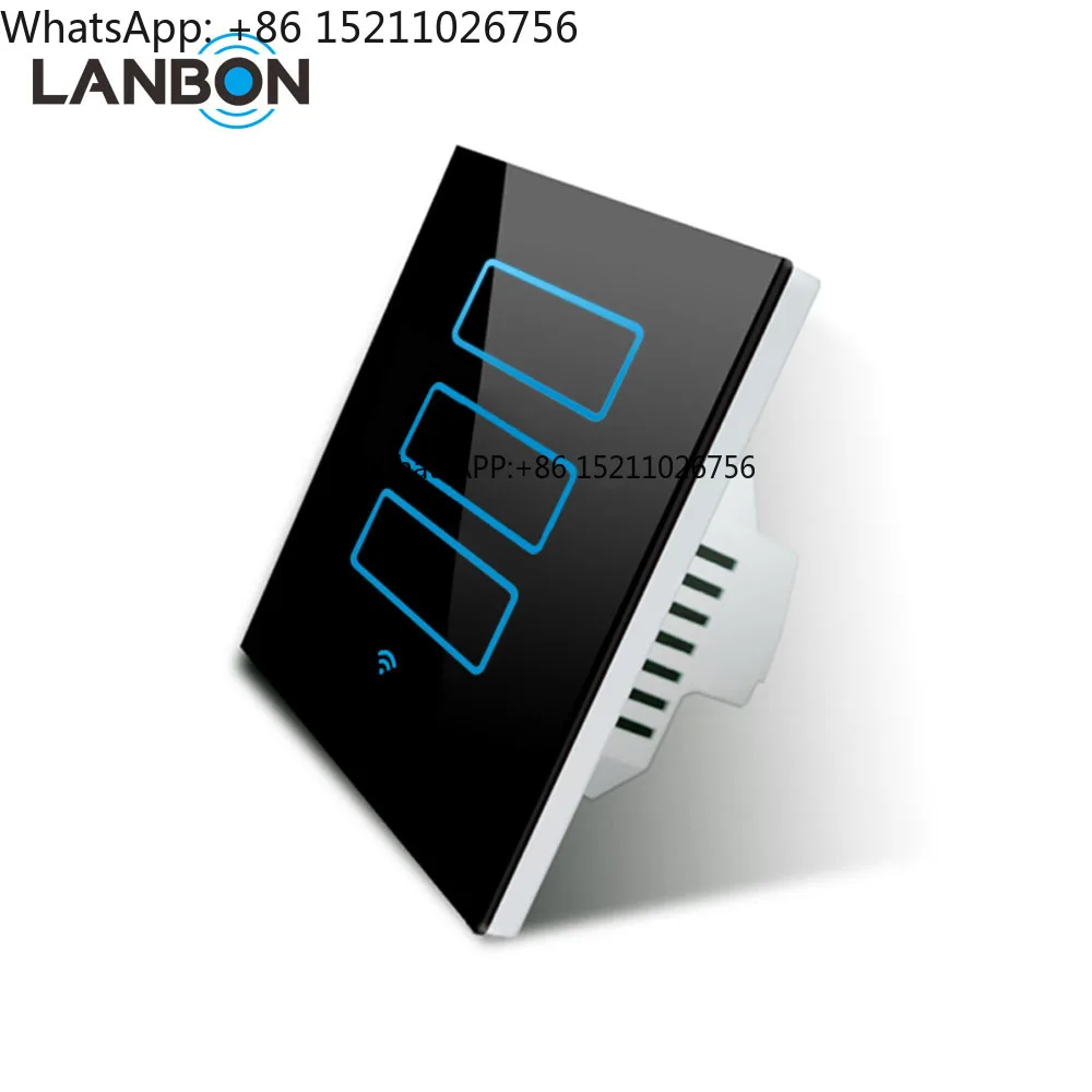 

Lanbon Smart Wall Light Switches 3 Gang Wifi Control Intelligent Switch for Smart Home Via Mobile Phone