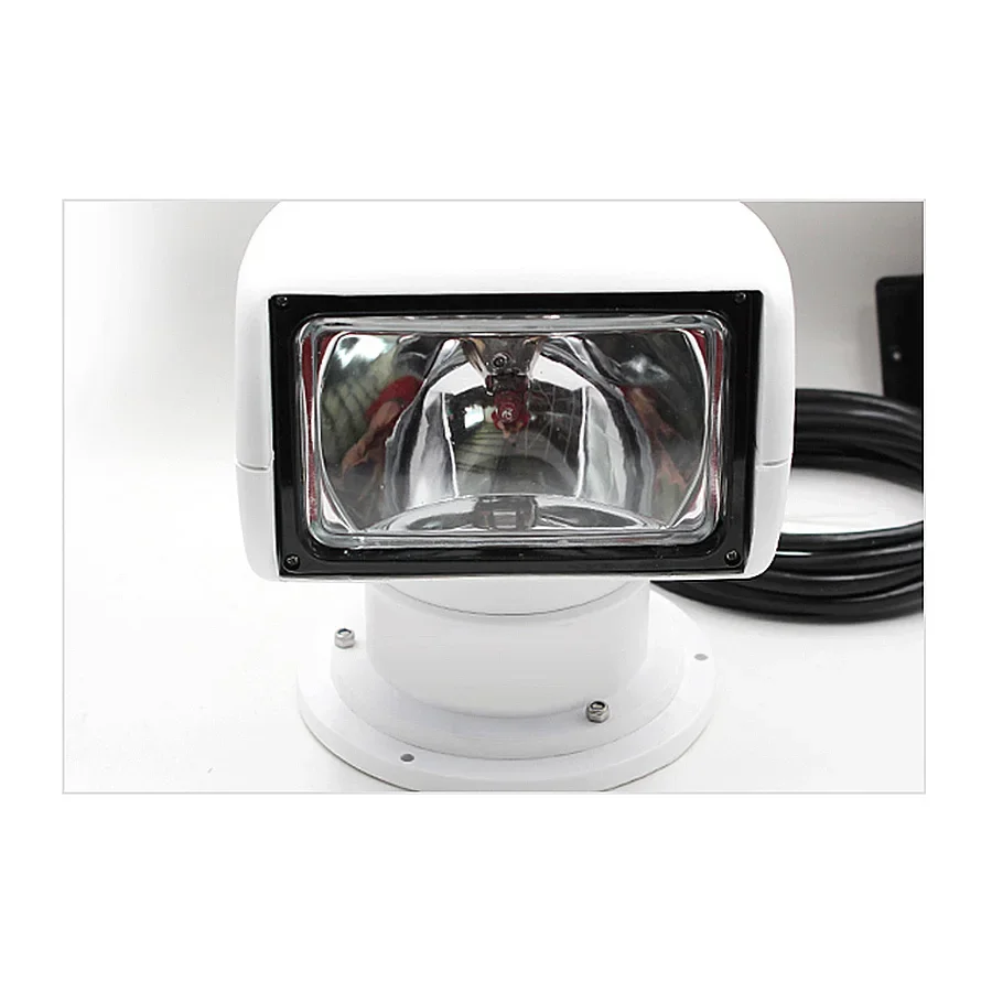 

Marine Searchlight 12V/24V Xenon Yacht Speedboat Spotlight Super Bright Plum Blossom Switch 360 Degree Rotary Spotlight