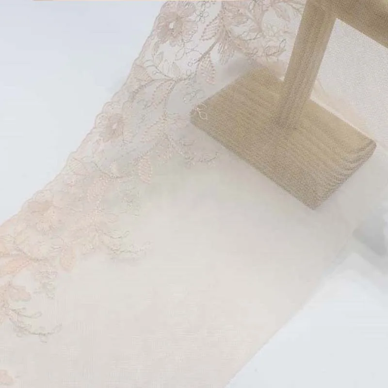 

40Yards Embroidery Lace Accessories Curtain Sofa Cushion Decoration Lace Polyester Yarn Pressed Fabric DIY 19.5cm