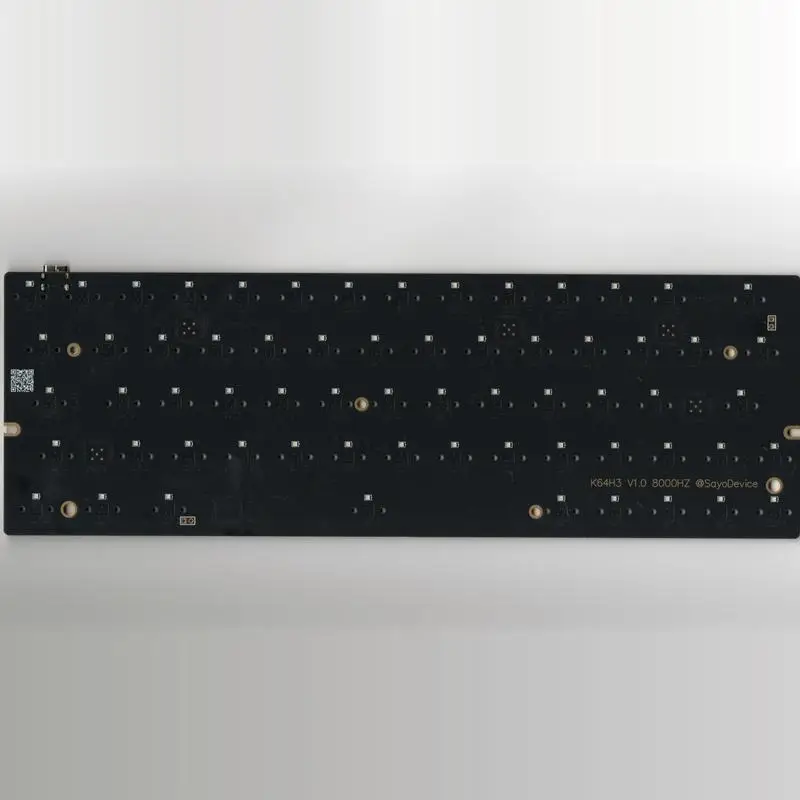 K64h3 63 Key Custom Mechanical Keyboard Pcb Motherboard 8k Return Rate Rt Quick Trigger With Web Drive Magnetic Axis Pcb