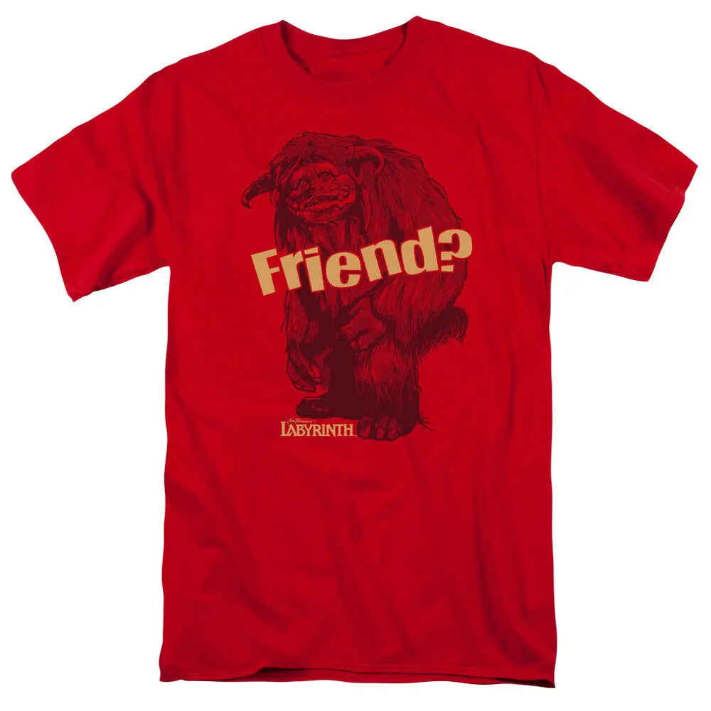 Labyrinth Ludo Friend T Shirt Mens Licensed Classic Movie Red