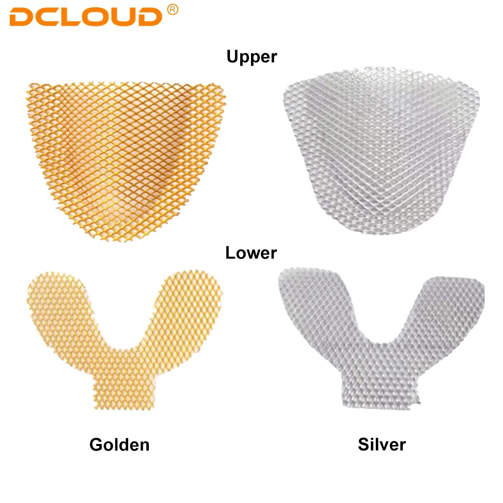 20Pcs/Pack Denture Reinforcement Mesh Teeth Impression Metal Net Trays Palatal Retention Strengthen Trays Denture Lab Materials