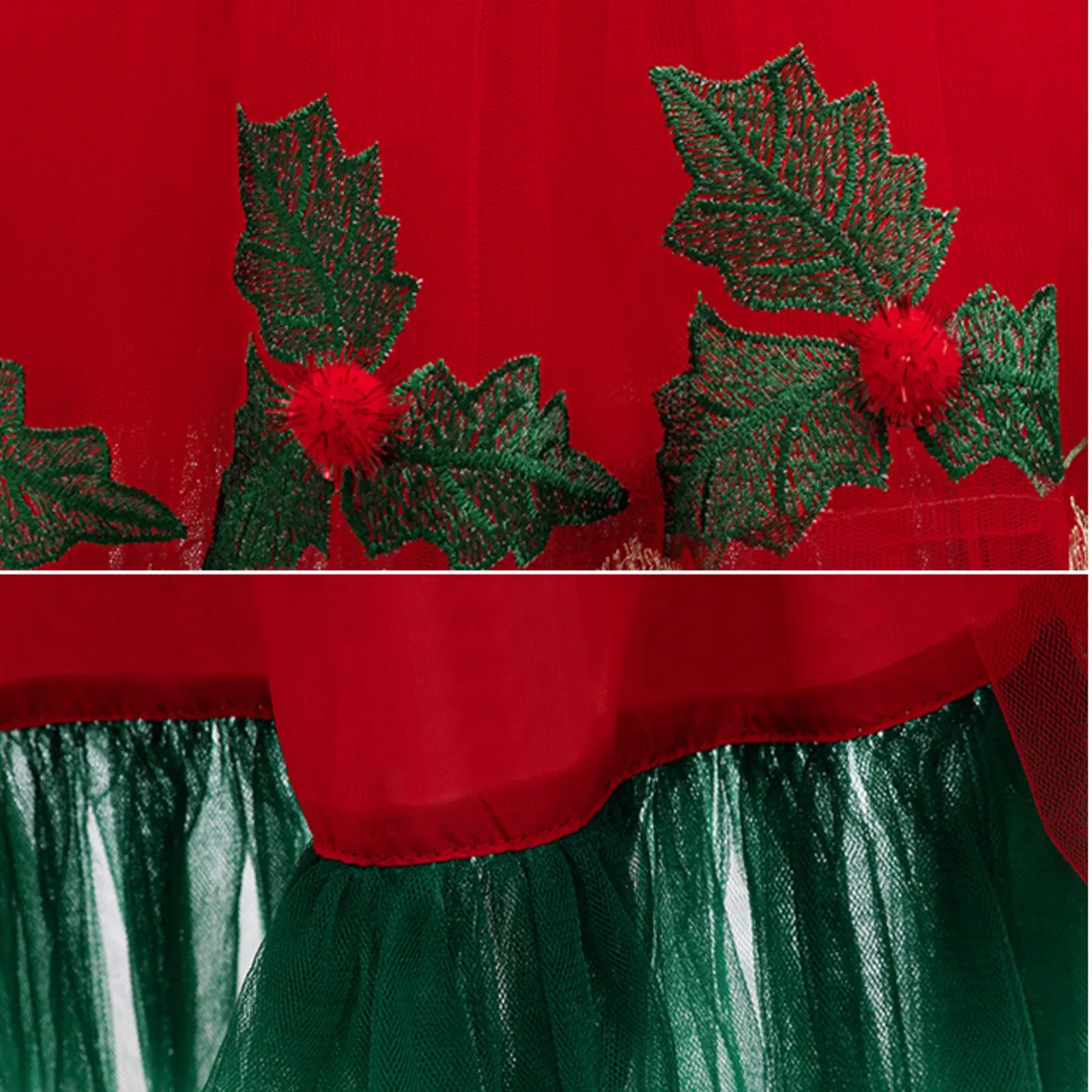 어린이 여자아이 크리스마스 레이스 드레스 여자아이 첫 영성체 우아한 자수 웨딩 파티 꽃잎 드레스