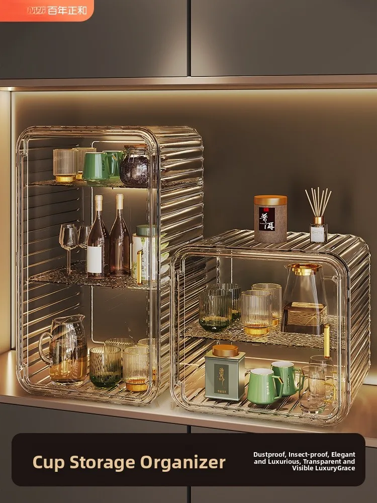 

Ele Cup Holder Storage Ra for Coffee Mugs Teaware Lightweight Luxury Beverage Organizer Kitchen Batoom Accories