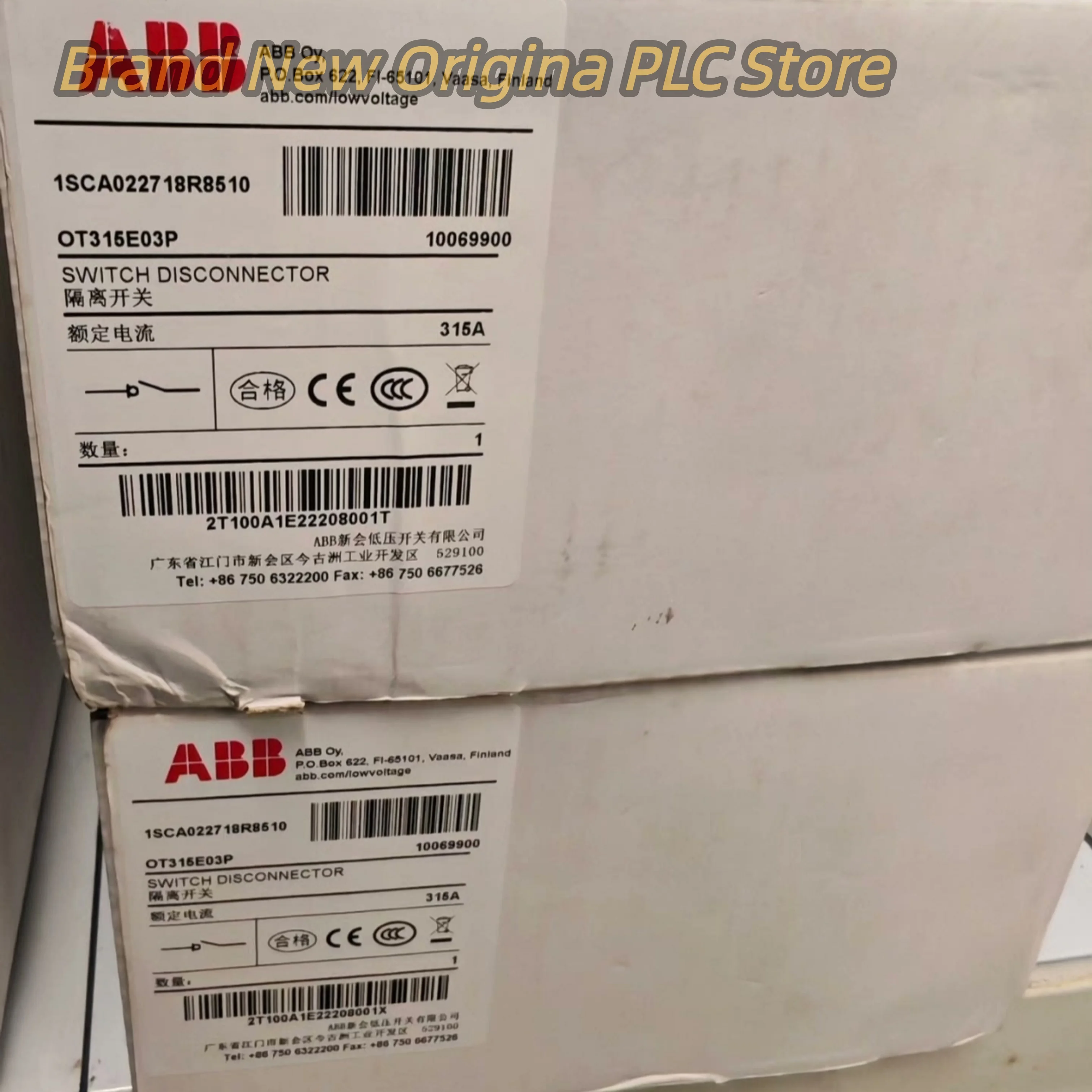 

New OT315E03P 1SCA022718R8510 original OT315E12P 1SCA022727R4190 Isolating switch