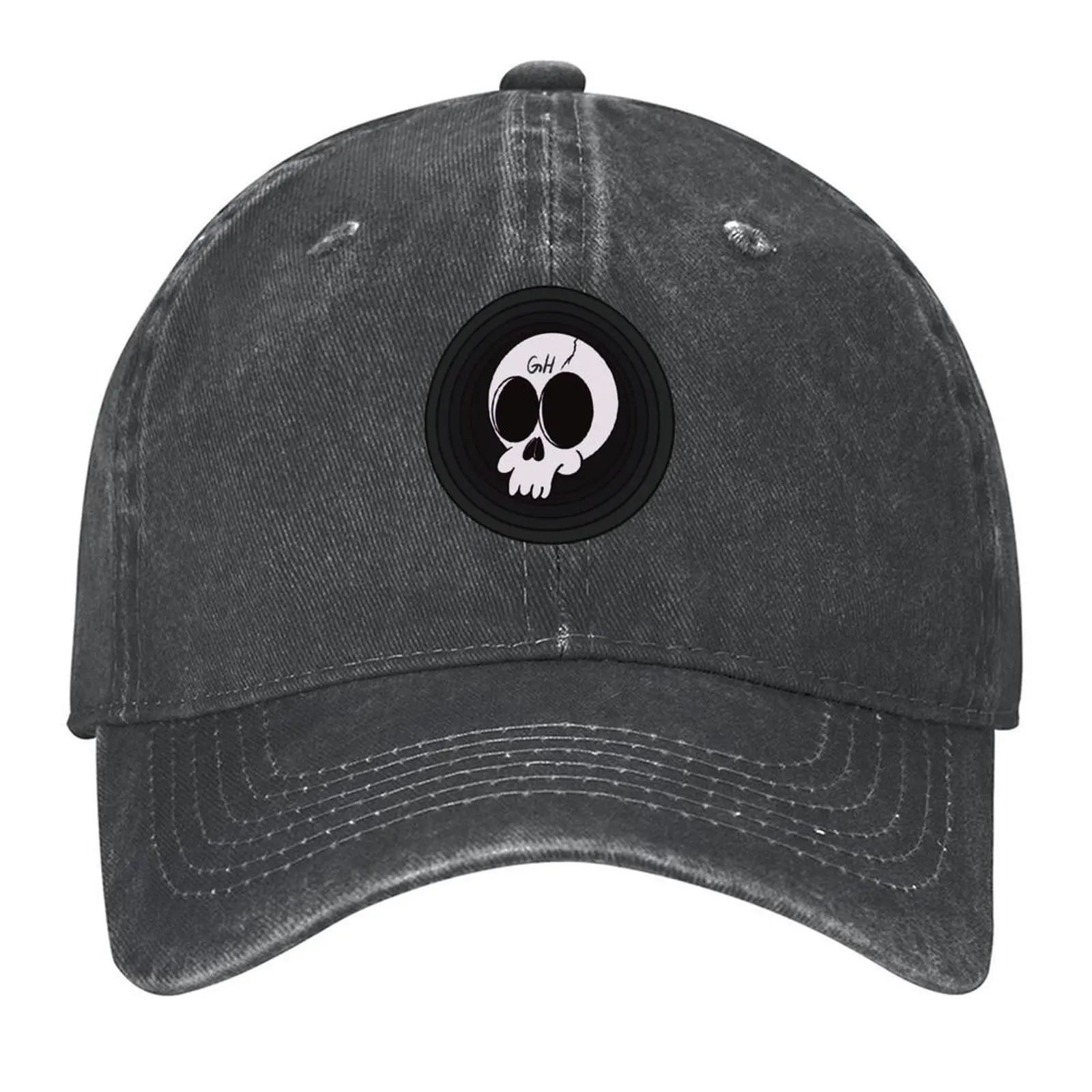 

GH skull logo Baseball Cap Hat Baseball Cap sun hat black hats on offer Men's Baseball Women's