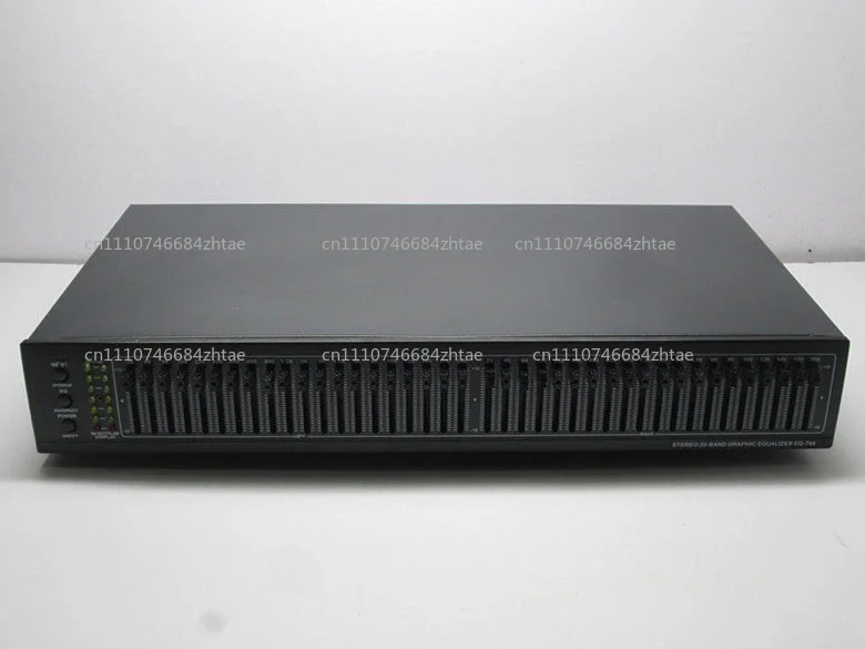 Dual 20 Segment Stereo Equalizer Amplifier Preamp EQ Tone Treble Midrange Bass 40-Band Equalizer EQ-799