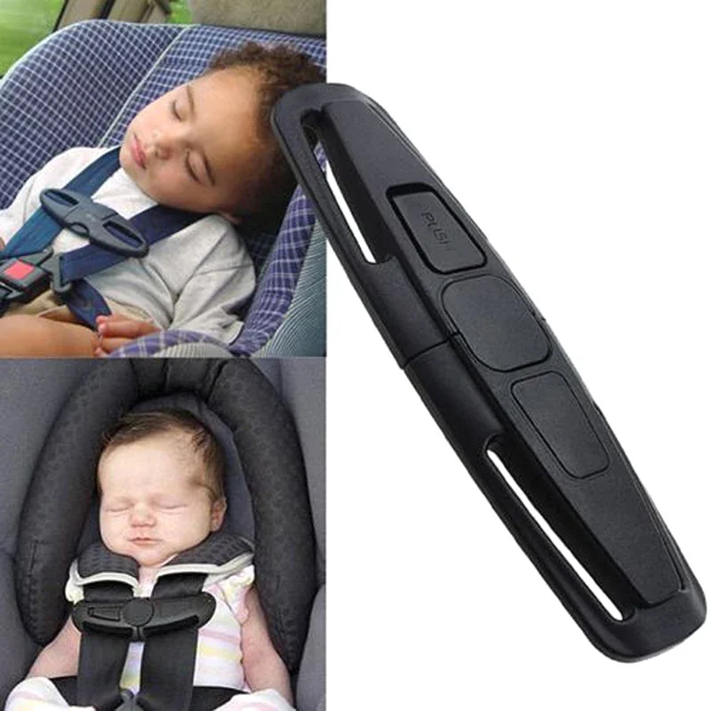 Sangle de sécurité pour bébé de voiture de haute qualité, harnais de ceinture, Clip de poitrine pour enfant, loquet à boucle de sécurité en Nylon, Clips de boucle de verrouillage