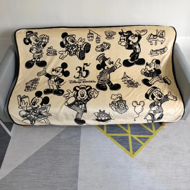 Disney Mickey Almighty Dreamer Baby Kids Blanket Warm Khaki Thick 100x140cm Dancer Musician Scientist for Baby Boys Gift