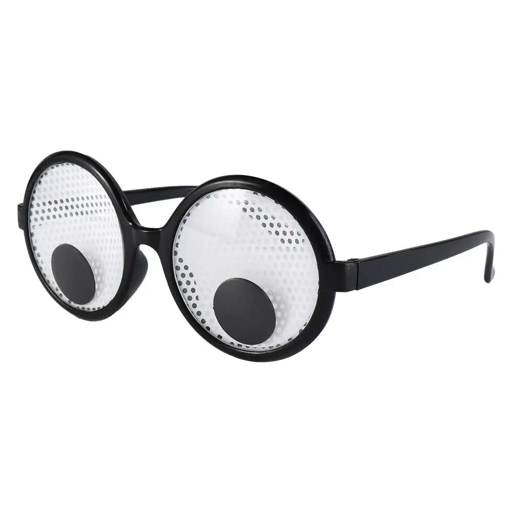 Fun Funny Rotatable Eyeball Glasses Visible Creative Eyeball Eyeglasses Eyewear Cool Party Glasses Kids