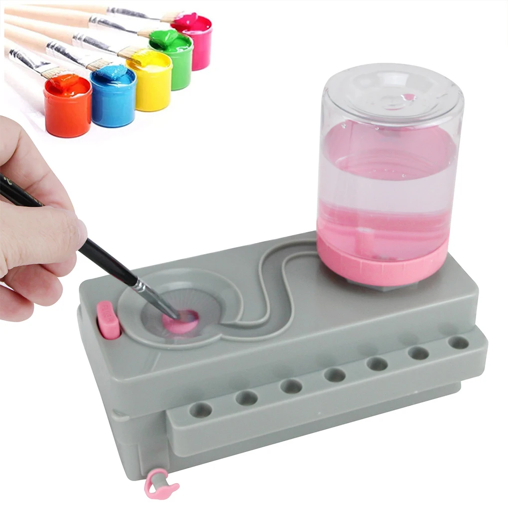 Juego de lavado de cepillos eficiente, limpiador de pintura de limpieza rápida, resistente al agua y versátil, cepillo impermeable adecuado, herramienta de limpieza rápida