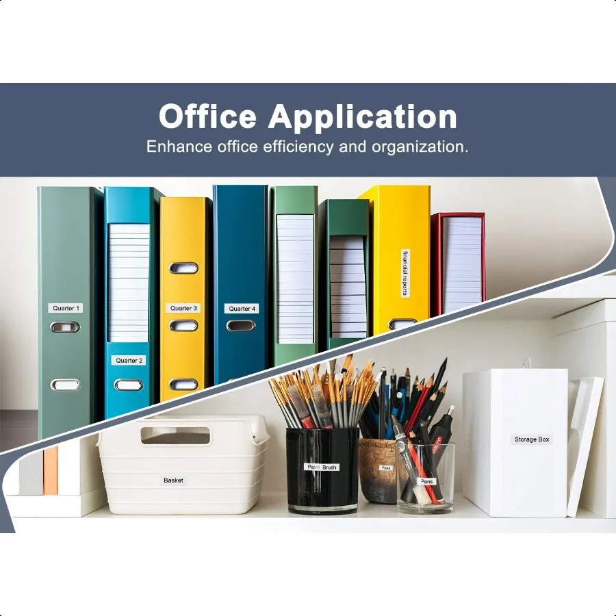 MK231 라벨 테이프 화이트 브라더 푸치 M 테이프 대체품 12mm 0.47 화이트 MK231 MK231s M231 라벨 메이커 PT65 PT85 PT용 리필