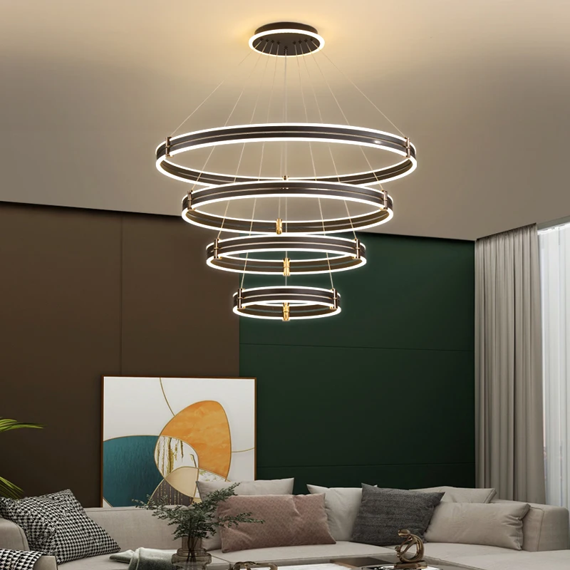 Modern LED Chandeliers para Home Decor, Luzes penduradas, Sala de estar, Sala de jantar, Iluminação interior