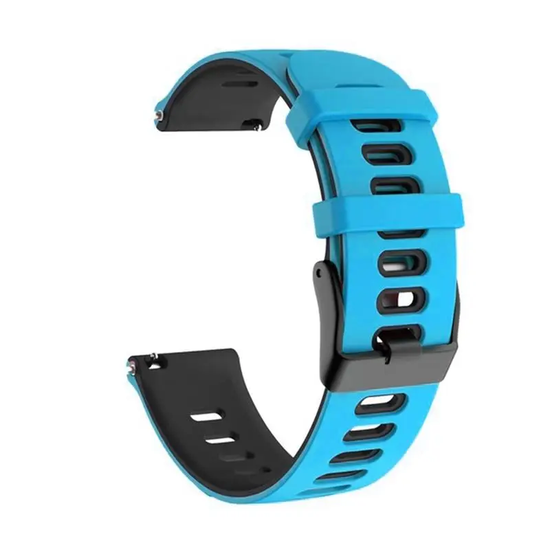 

PCAVO 20 22mm Sport Silicone Band For TicWatch Pro 3 Ultra Smartwatch Strap TicWatch Pro 3 LTE/2021/GTX Replacement Watchband