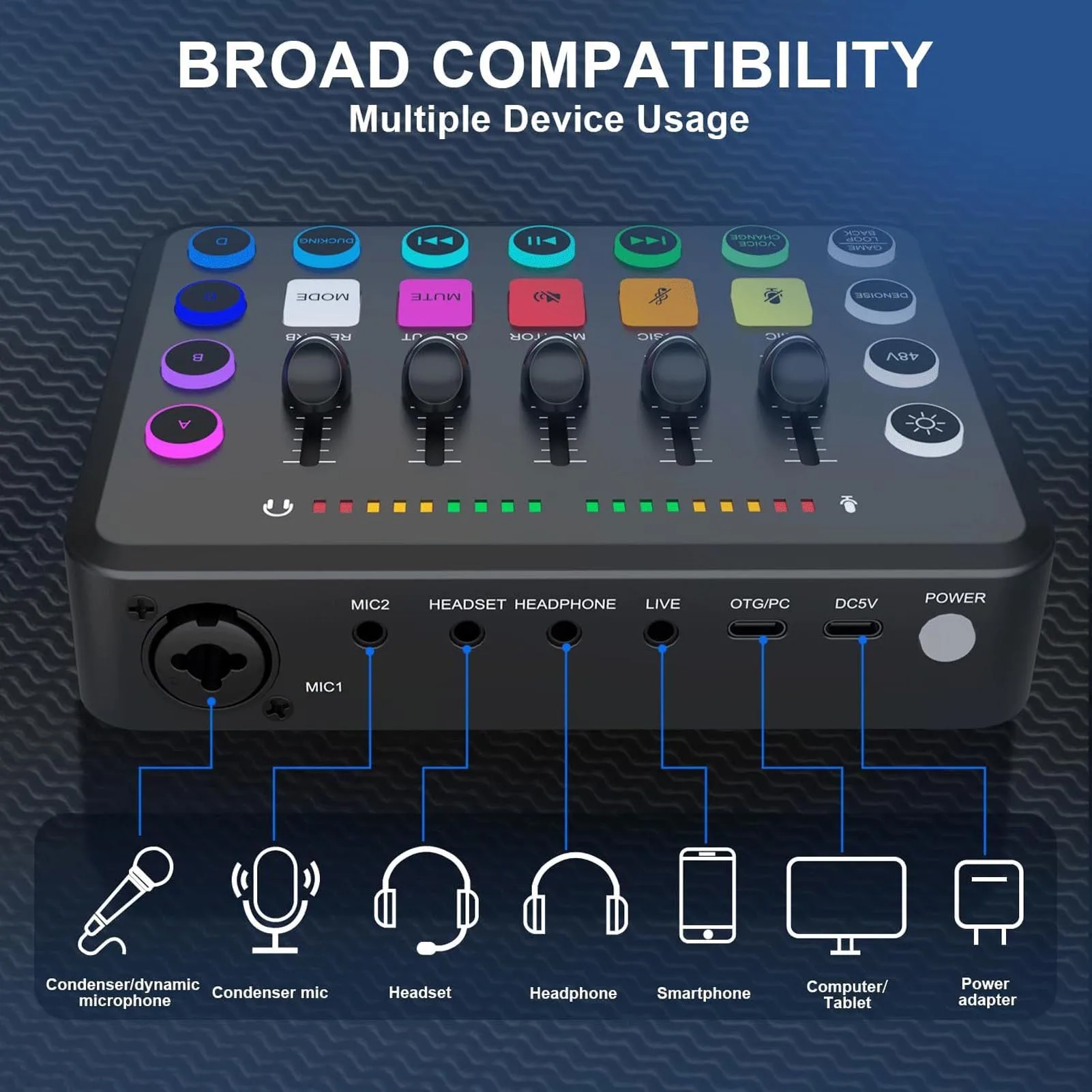 

Live Sound Card Microphone Set F11 Live Sound Card MC-88 Cantilever Microphone Podcast Equipment Bundle Set Live Sound Card Set
