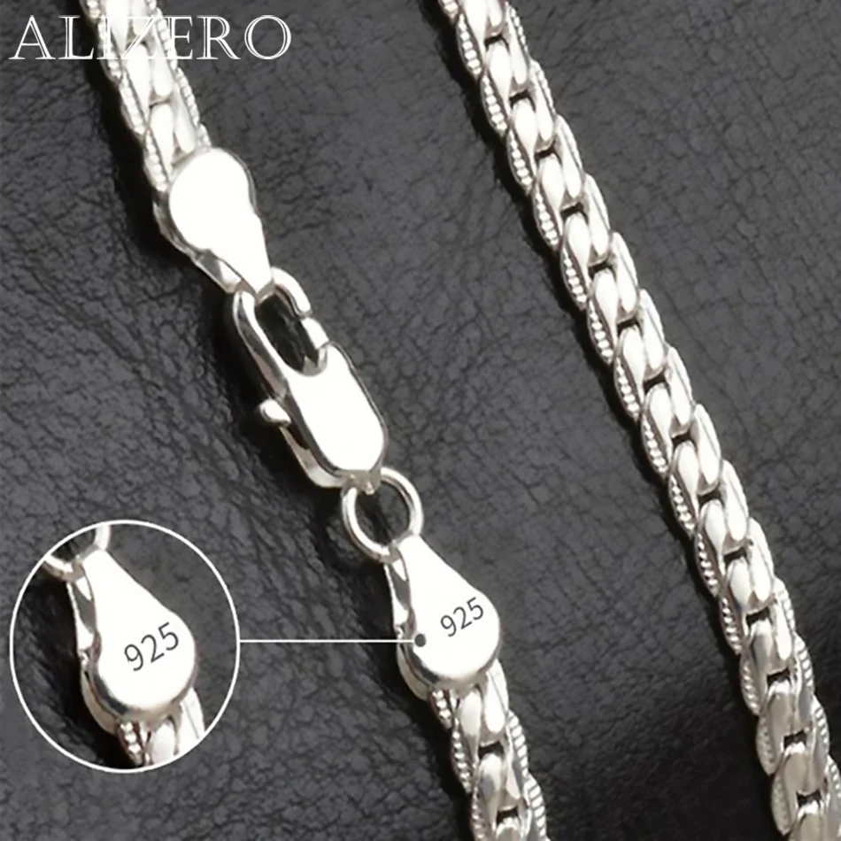 

20-60cm 925 sterling Silver luxury brand design noble Necklace Chain For Woman Men Fashion Wedding Engagement Jewelry