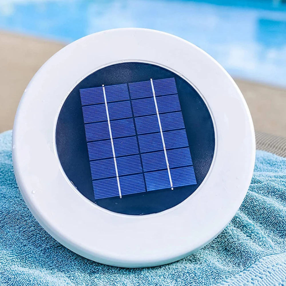 Imagem -03 - Kit Solar Pool Ionizer para Acima do Solo Eliminando Algas Ionizador de Água de Cobre 85 Menos de Cloro Flutuante com Escova