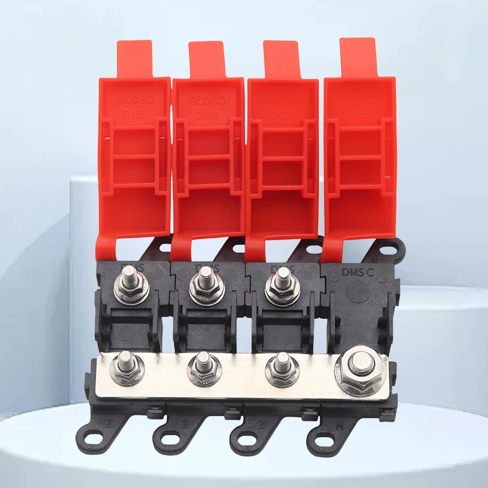 

3/4/5/6 Way Multi-Pole Block 200A Bolt On Type Power Distribution Marine SUV BDFS MIDI Holder for RV Car Boat Bus