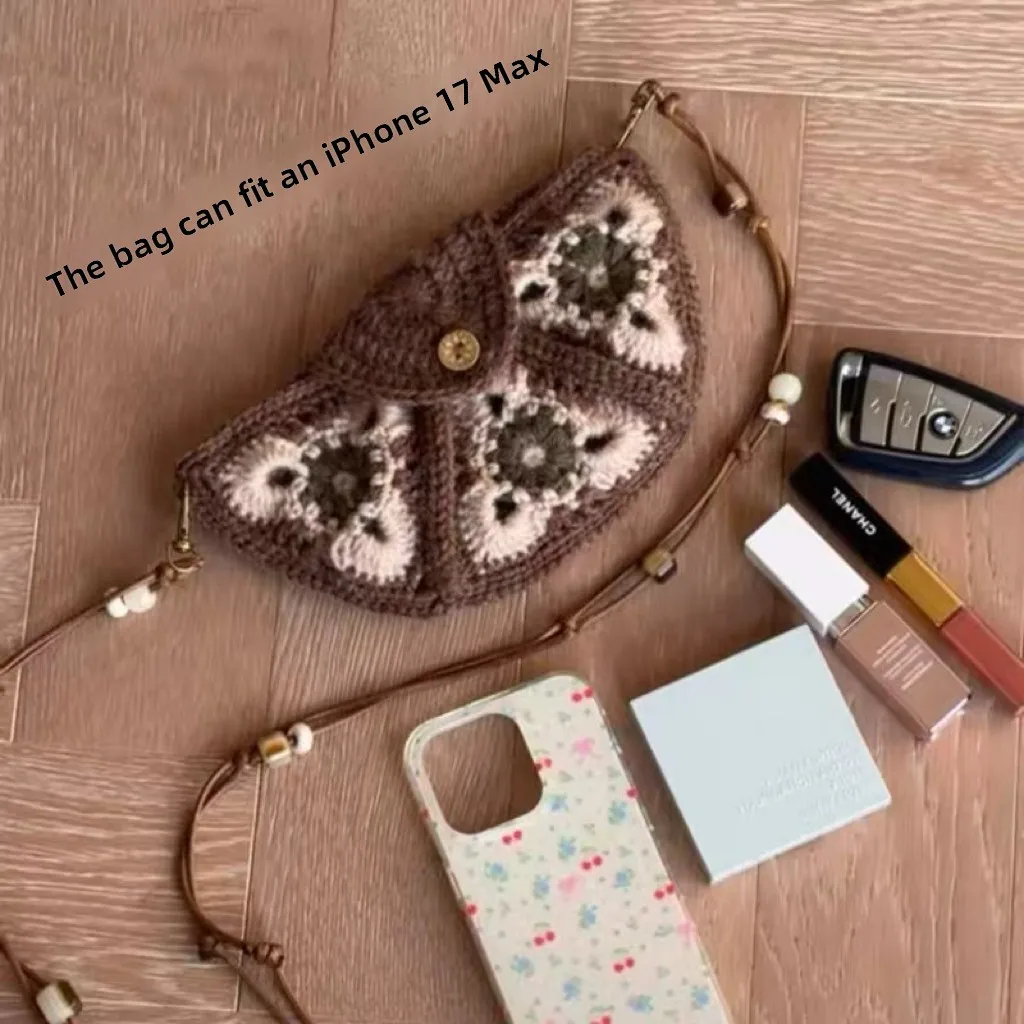 handmade-knitted-wool-yarn-morandi-grandmother-grid-crossbody-bag-finished-product-shape-floral-pattern-hook-needle
