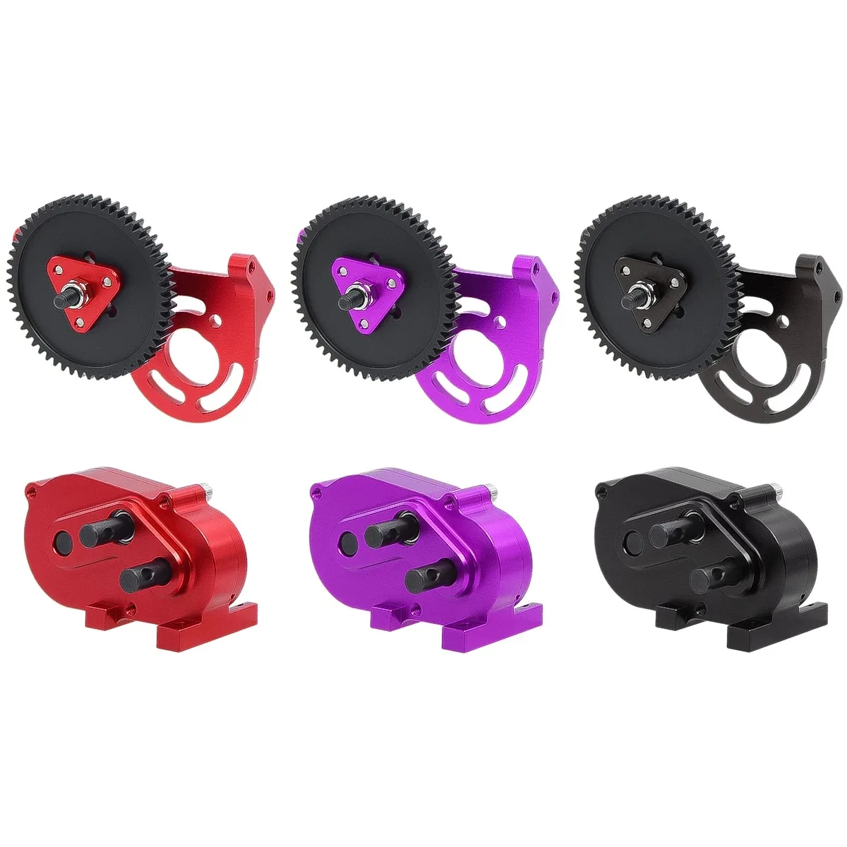 

Металлический 30% высокоскоростной передний комплект коробки передач для 1/10 SCX10 I II 90046 Capra TRX4 RC Crawler, детали для обновления автомобиля