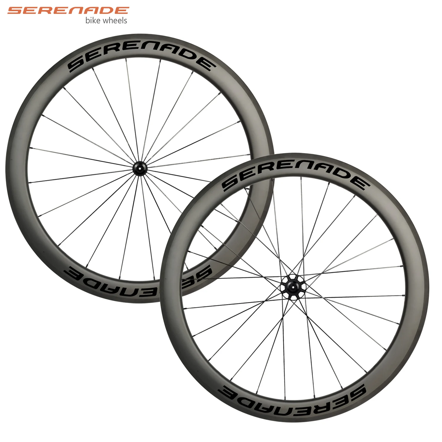 

Serenade 50mm 700C Carbon Racing Wheelset Rim Brake Carbon Fiber Rim Tubular Tubeless SR035 Carbon Hub