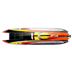 CAT 140cm Catamaran TFL Remote Control Model Ship DaGenesis Hull Double Motor  Brushless Electric Boat