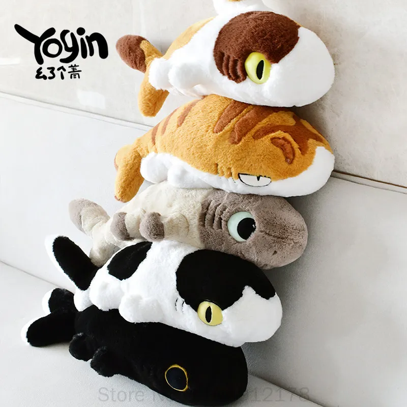Official 50cm Plush Doll Black Anime Peripheral Plush Toy Creative Plush Stuffed Kawaii Ornament Surprise Birthday Creative Gift